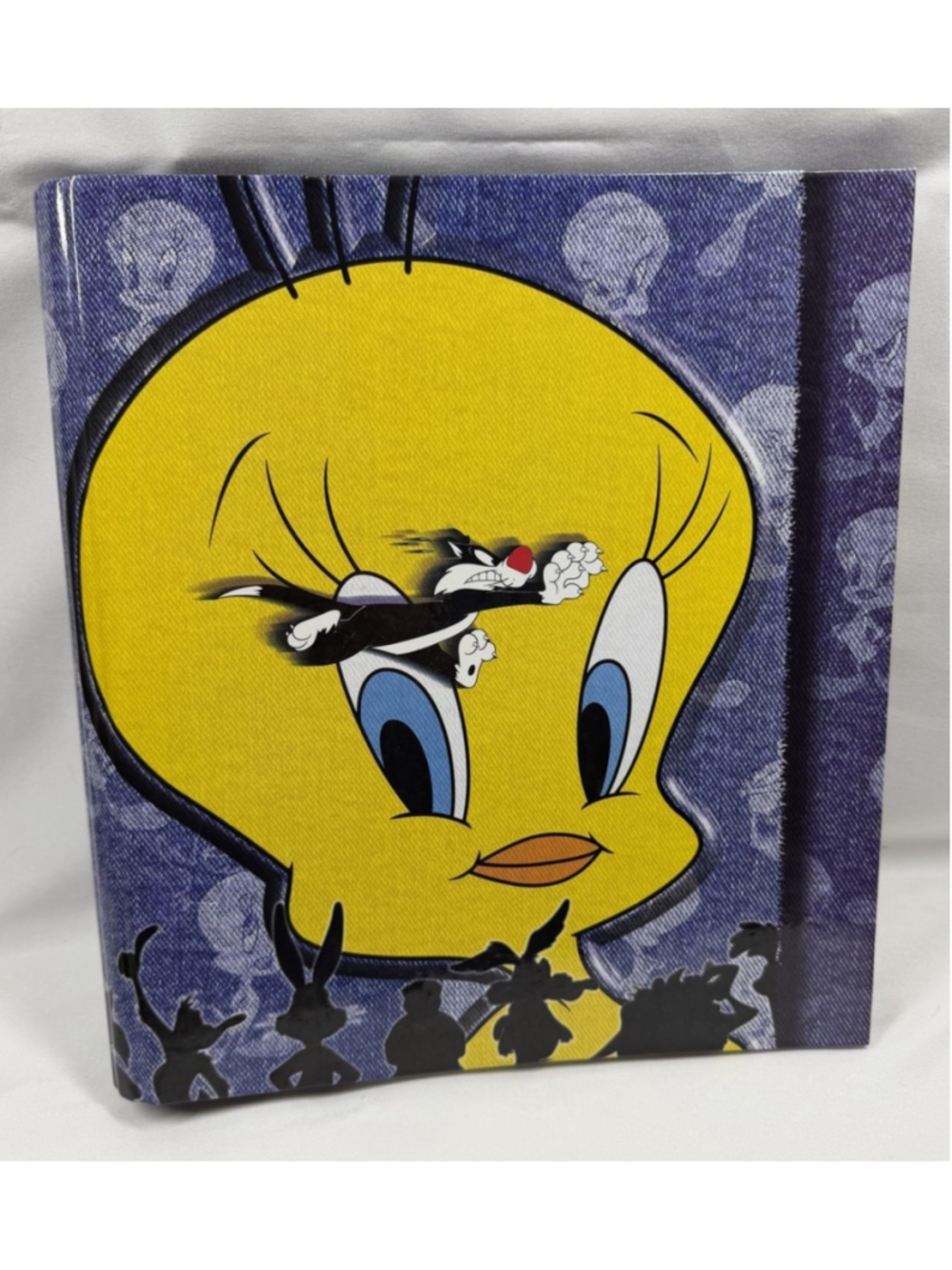 Vintage Looney Tunes Tweety Bird & Sylvester Bugs Bunny Taz Wille Coyote Folder